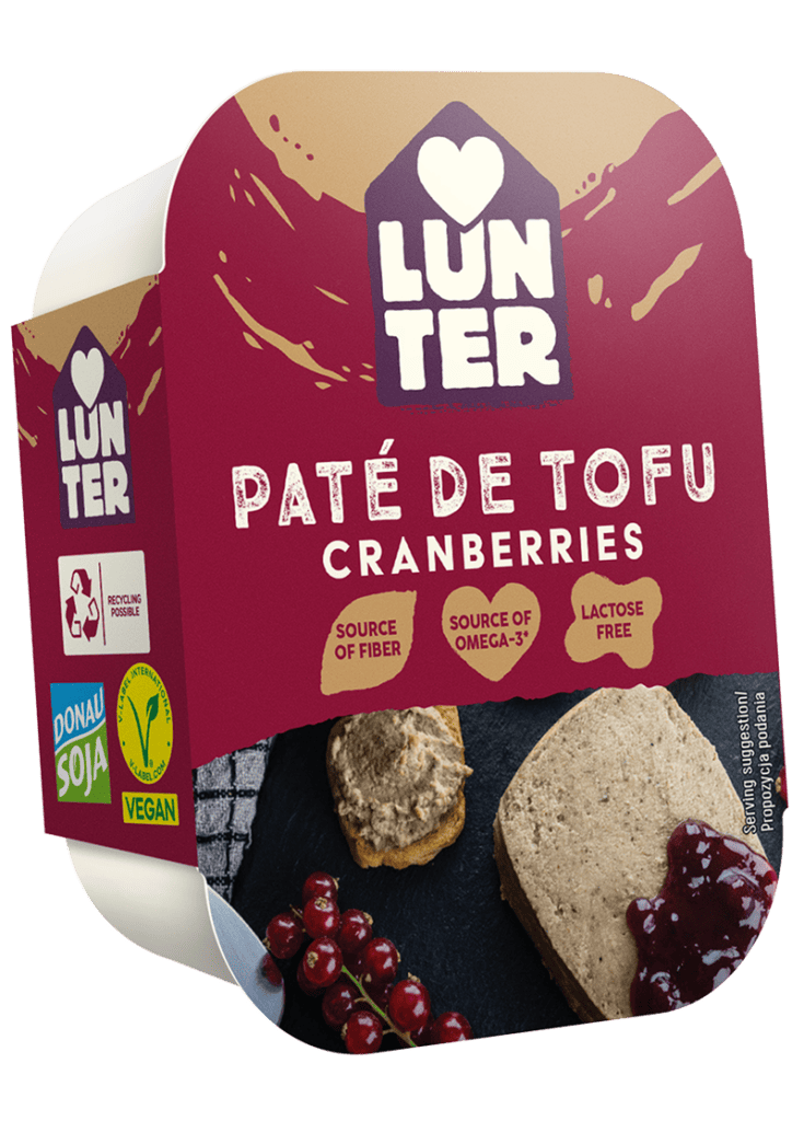 LUNTER PATÉ DE TOFU CRANBERRIES